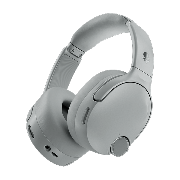 Gray over-ear headphones on a transparent background | Cement