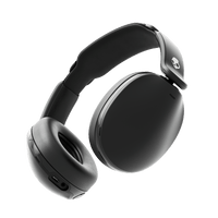 Black Hesh 360 over-ear headphones on a white background | True Black