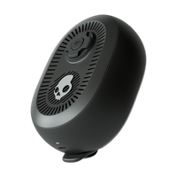 Black speaker with skull design on a white background | True Black