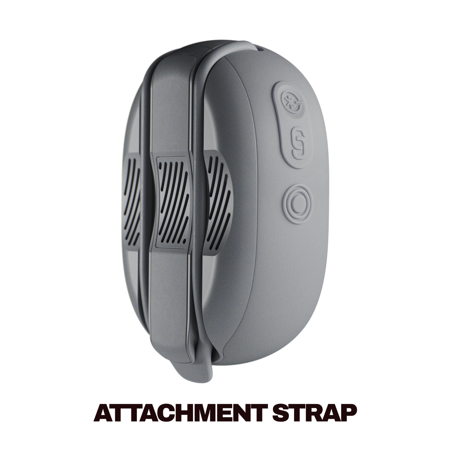 Gray attachment strap on a white background | Cement
