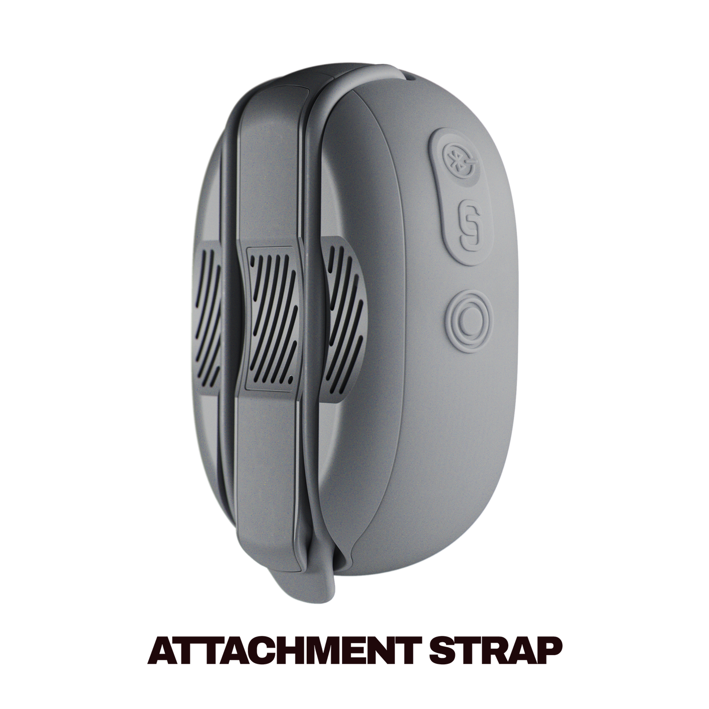 Gray attachment strap on a white background | Cement