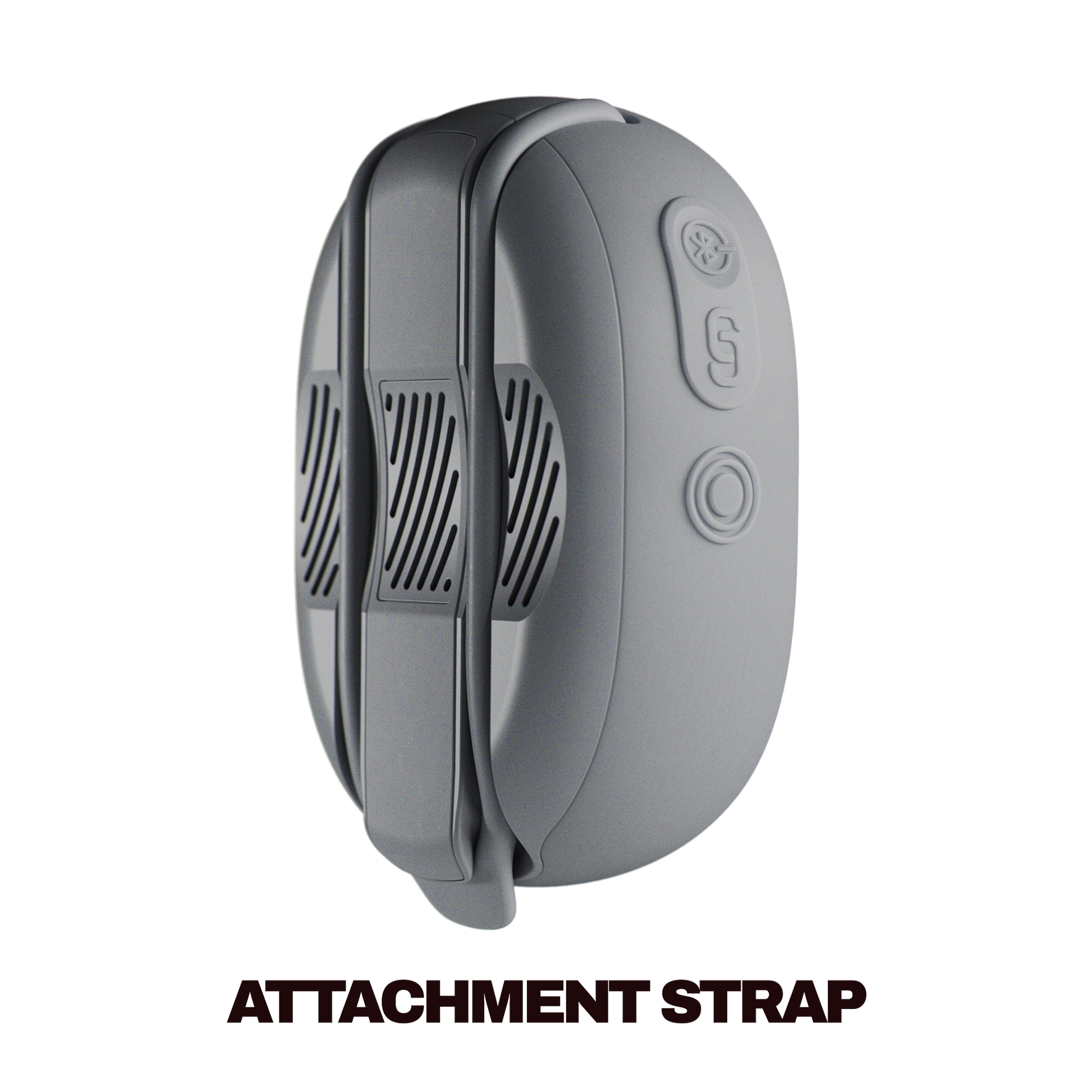 Gray attachment strap on a white background | Cement