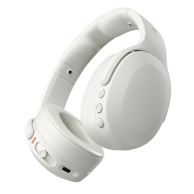 Skullcandy Crusher Wireless ホワイト/ブラウン Skullcandy - Crusher - White / Tan - Bluetooth Wireless Over