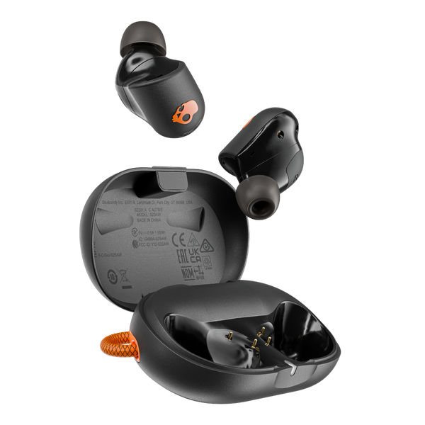 ヘッドフォン/イヤフォン Skullcandy - Skullcandy Sesh ANC Active Black Orange Sesh® ANC Active | Wireless Noise Canceling Sport Earbuds